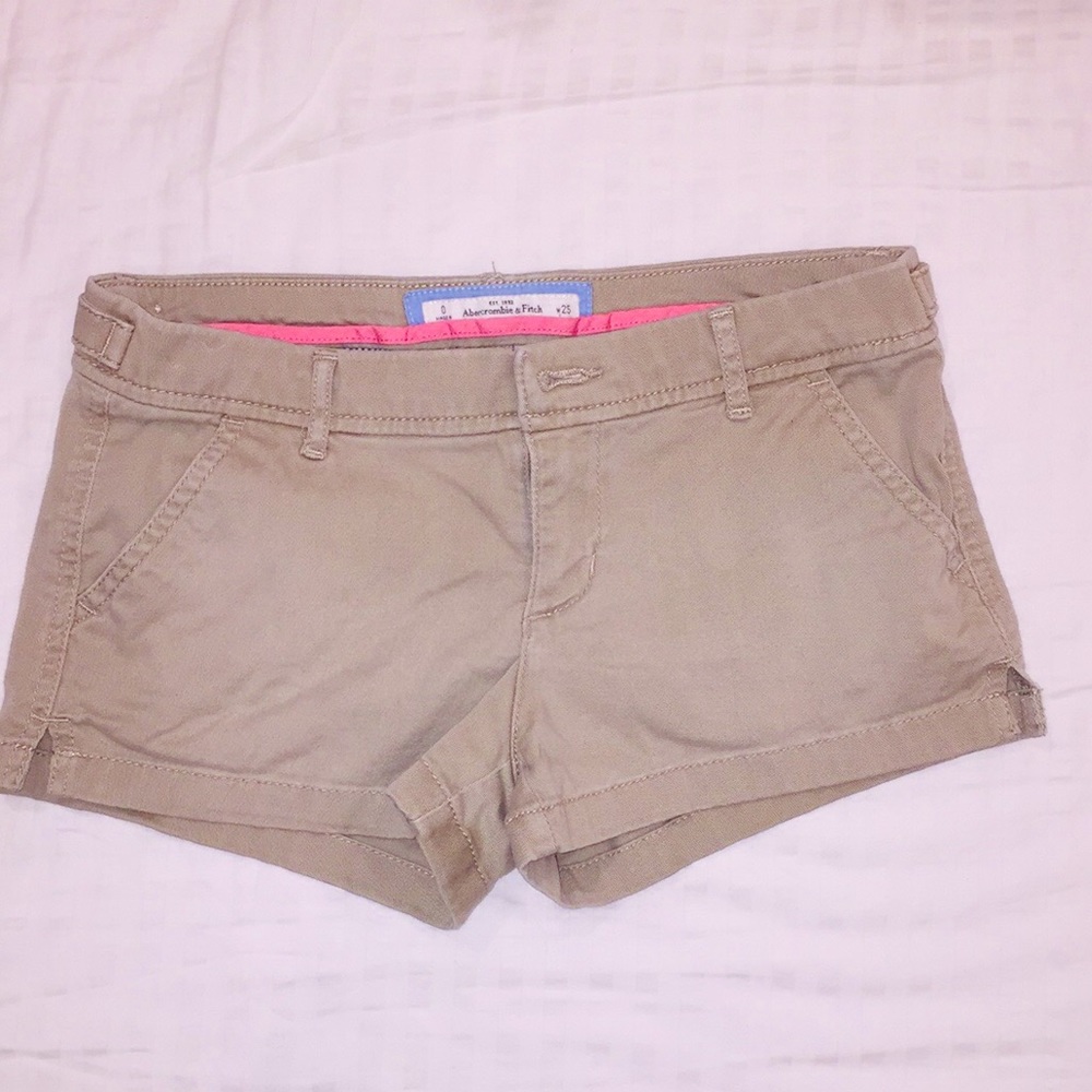Abercrombie cotton blend shorts